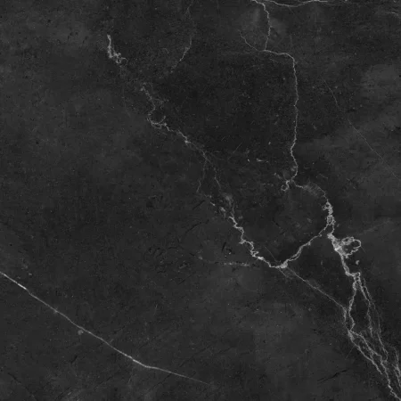 High-resolution black marble texture with striking white veins, ideal for design backgrounds.